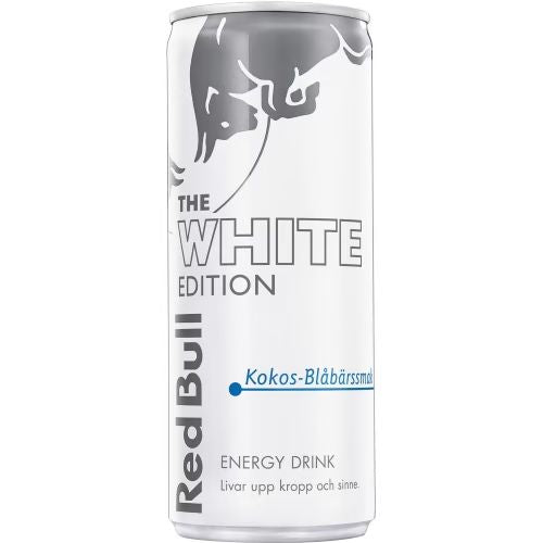 24x Redbull White Edition Kokos-blåbärs Energidryck