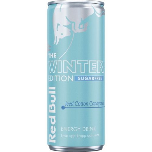 24x Redbull Winter Edition Sockerfri Energidryck